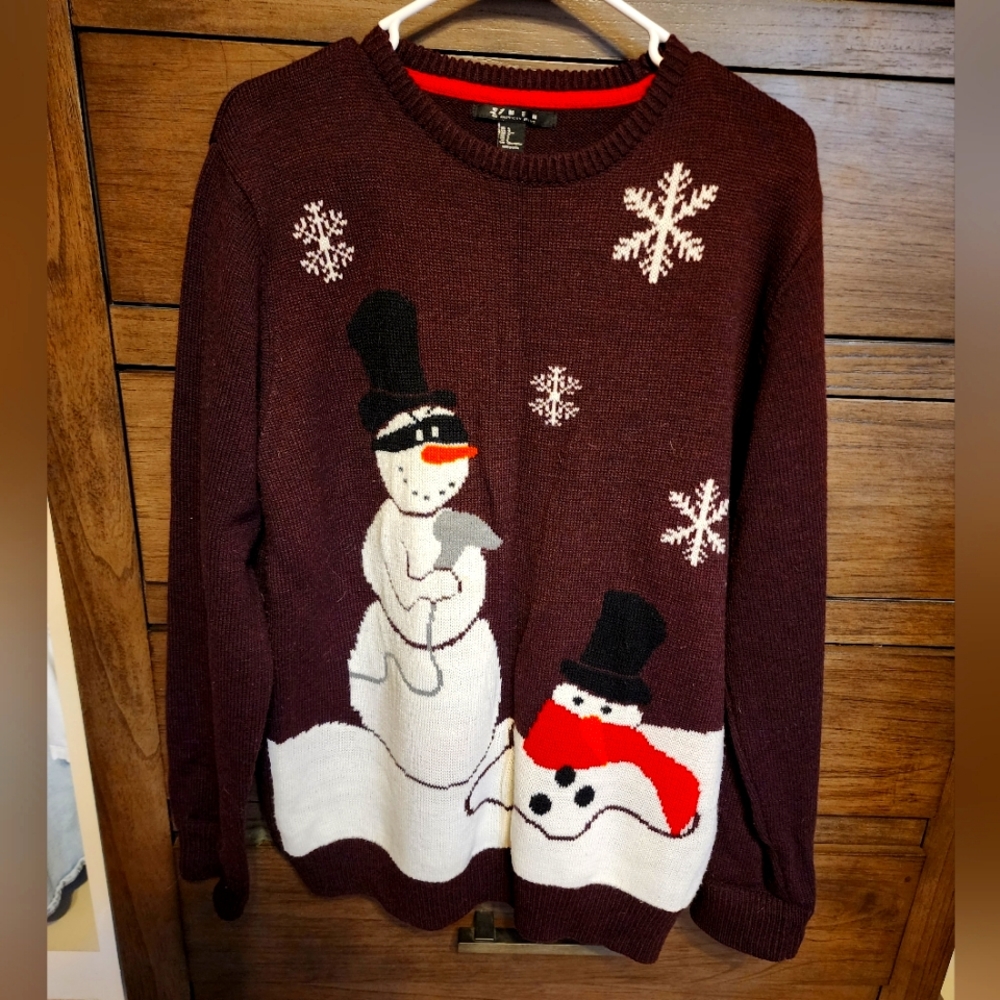 Mens Christmas Sweater L